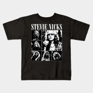 Stevie Nicks Vintage, Retro 90s Stevie Nicks, Fleetwood Mac Band, Fleetwood Mac Retro Graphic Kids T-Shirt